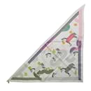 Hermes Scarf Triangle Garde Robe Pop Silk 2022 - Hermès