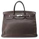 Sac à main Hermès Birkin 40 Chocolat Togo