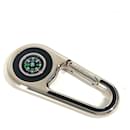 Fendi Logo Carabiner with Compass Bag Charm Keychain