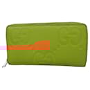 Gucci Long Wallet in Orange Leather