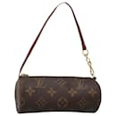 LOUIS VUITTON Monogram Papillon Pouch LV Auth 130389 - Louis Vuitton