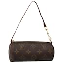 LOUIS VUITTON Monogram Papillon Pouch LV Auth BA3071 - Louis Vuitton