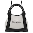 Balenciaga Handbag Navy Cabas XS 390346