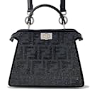 Fendi Handbag Peekaboo I See You Crystal FF Petite