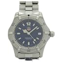TAG Heuer Professional 200M WK1213 SS Blue Silver Quartz Watch - Tag Heuer