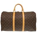 Louis Vuitton Keepall 50 Monogram Boston Bag