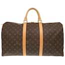 Louis Vuitton Keepall 50 Monogram Boston Bag