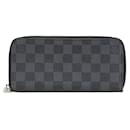 Louis Vuitton Zippy Wallet Vertical Damier Graphite Long Wallet