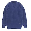 Louis Vuitton Wool V-Neck Sweater Navy S