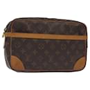 LOUIS VUITTON Monogram Compiegne 28 Clutch Bag M51845 LV Auth am8752 - Louis Vuitton