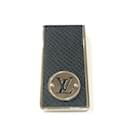 Louis Vuitton M63069 Black Metal Money Clip