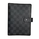Louis Vuitton Damier Graphite Agenda MM Planner Cover