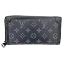 Louis Vuitton Long Wallet Monogram Eclipse Trunk Zippy