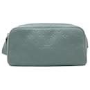 Louis Vuitton Dopp Kit Taurillon Leather Clutch Bag