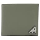 Prada 2MO738 Saffiano Triang Wallet