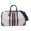 Gucci GUCCI SAVOY GG Supreme Canvas Boston Bag
