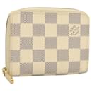 LOUIS VUITTON Damier Azur Zippy Coin Purse N60138 LV Auth 129059 - Louis Vuitton