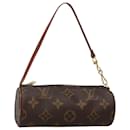 LOUIS VUITTON Monogram Papillon Pouch LV Auth 127630 - Louis Vuitton