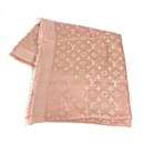 Louis Vuitton Pink Silk Wool Stole