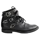 Leather boots - Saint Laurent