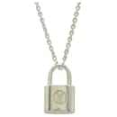 Louis Vuitton Silver Pendant Necklace