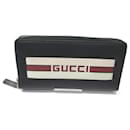 Gucci Stripe Leather Long Wallet