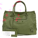 Balenciaga The Sunday Leather Tote Handbag