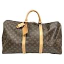 Louis Vuitton Keepall Monogram Boston Bag