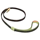 LOUIS VUITTON Monogram Less Baxter MM Dog Leash M58056 LV Auth ep9522V - Louis Vuitton