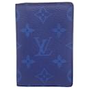 Louis Vuitton Taigarama Organizer de Poche M30301 Cobalt Men's Card Case