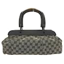 GUCCI GG Canvas Wood Handle Handbag - Gucci