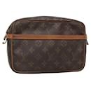 LOUIS VUITTON Monogram Compiegne 23 Clutch Bag M51847 LV Auth BA3882 - Louis Vuitton