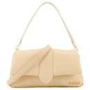 JACQUEMUS - Jacquemus Le Bambimou shoulder bag in beige leather