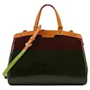 LOUIS VUITTON - Louis Vuitton Brea handbag in burgundy patent leather