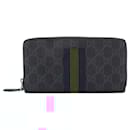 GUCCI - Gucci GG Supreme Long Wallet in monogrammed coated canvas