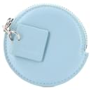 JACQUEMUS - Jacquemus Le Petit Rond coin purse in pastel blue leather