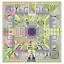 HERMÈS - Carré 90 Objets de Curiosité Hermès en soie multicolore