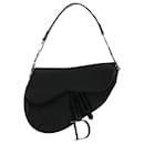 DIOR - Dior Saddle handbag in vintage black canvas