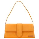 JACQUEMUS - Jacquemus Bambino long shoulder bag in apricot nubuck
