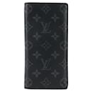 LOUIS VUITTON - Louis Vuitton Brazza wallet in eclipse monogram canvas