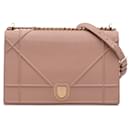 Dior Pink Medium Grained Calfskin Diorama Flap