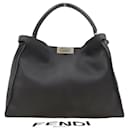 Fendi Peekaboo X-Lite Leather Handbag