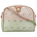 Dior Brown Honeycomb Coated Canvas Crossbody