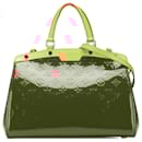 Louis Vuitton Red Monogram Vernis Brea MM