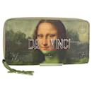 LOUIS VUITTON Masters Collection Da Vinci Zippy Wallet Green M64606 Auth 127794A - Louis Vuitton