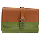 LOUIS VUITTON Epi Trousse Priant Clutch Bag Zipangu Gold LV Auth 115266 - Louis Vuitton