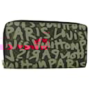 LOUIS VUITTON Monogram Graffiti Zippy Long Wallet Pink M93710 LV Auth 128833V - Louis Vuitton