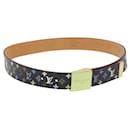 LOUIS VUITTON Monogram Multicolor Ceinture Care Belt Black LV Auth yk18706 - Louis Vuitton