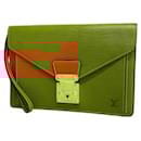 Louis Vuitton Epi Leather Pochette Serie Dragonne Clutch Bag