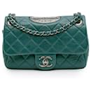 Chanel Blue Paris Dallas CC Quilted Calfskin Double Flap